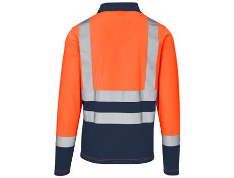 Long Sleeve Surveyor Two-Tone Hi-Viz Golf Shirt