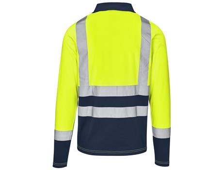 Long Sleeve Surveyor Two-Tone Hi-Viz Golf Shirt