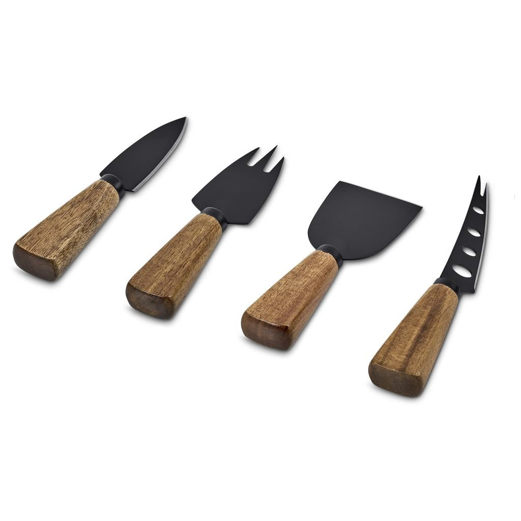 Andy Cartwright Clarens Cheese Knife Set Black