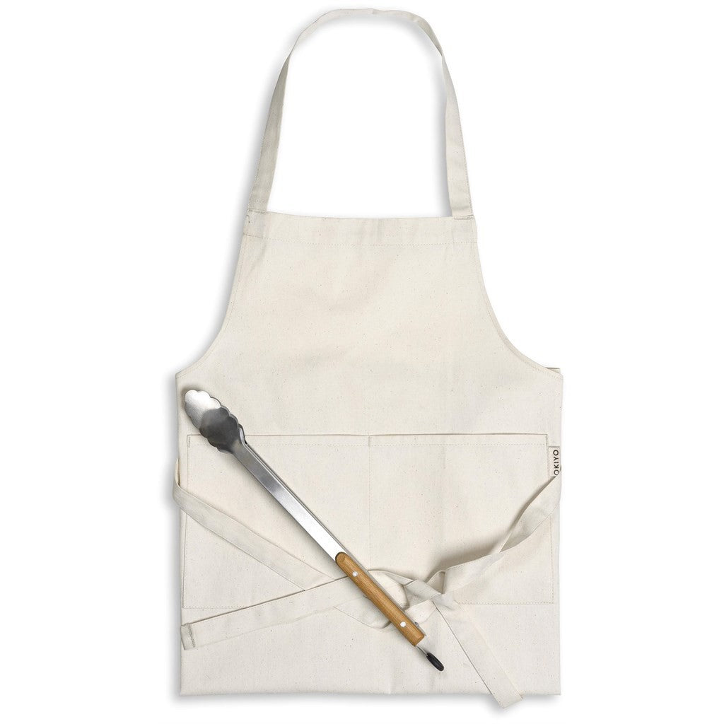 Okiyo Gohan Cotton Apron Natural