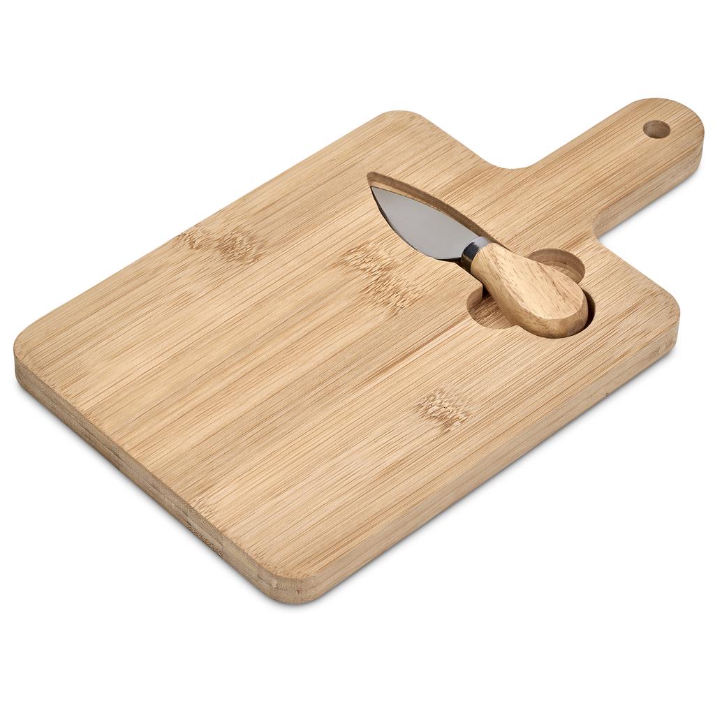 Okiyo Kanteika Bamboo Cheese Board Set Natural