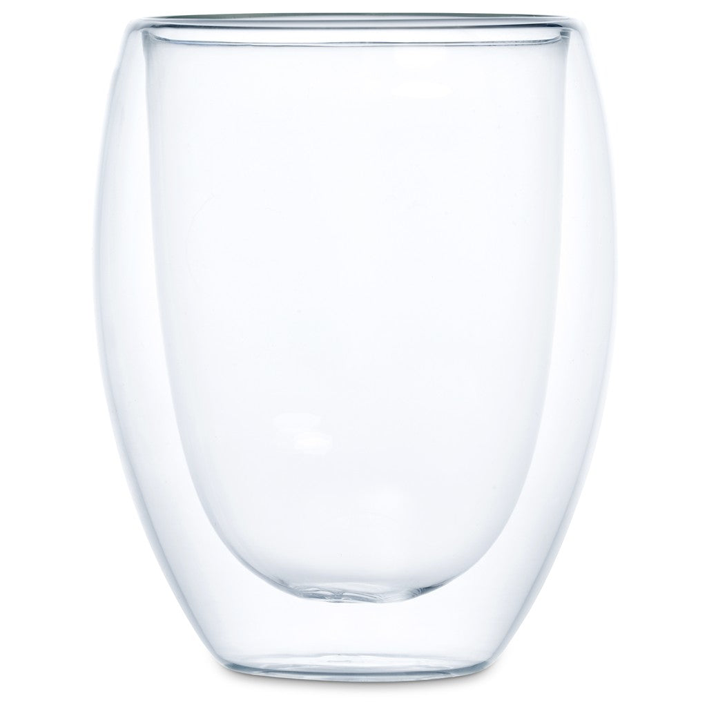 Serendipio Lorenzo Glass Double-Wall Cup - 350ml - Transparent