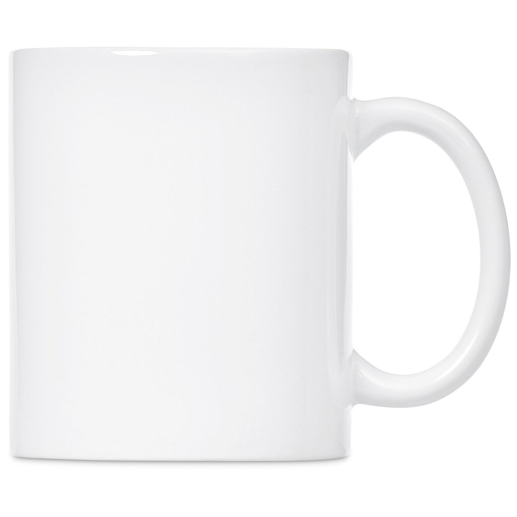 Altitude Oslo Ceramic Coffee Mug - 330ml - Solid White