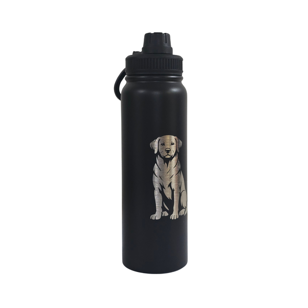 Stainless Steel Water Bottle - 750ml - Labrador