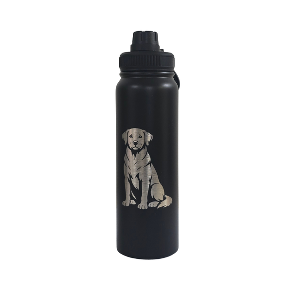 Stainless Steel Water Bottle - 750ml - Labrador