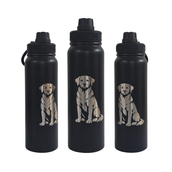 Stainless Steel Water Bottle - 750ml - Labrador