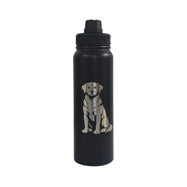 Stainless Steel Water Bottle - 750ml - Labrador