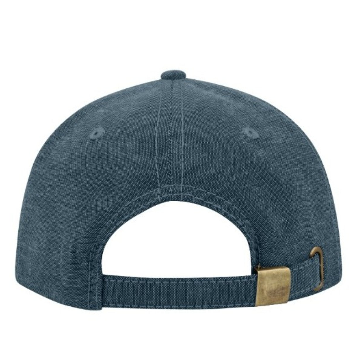 Chambray/Suede 6 Panel Cap