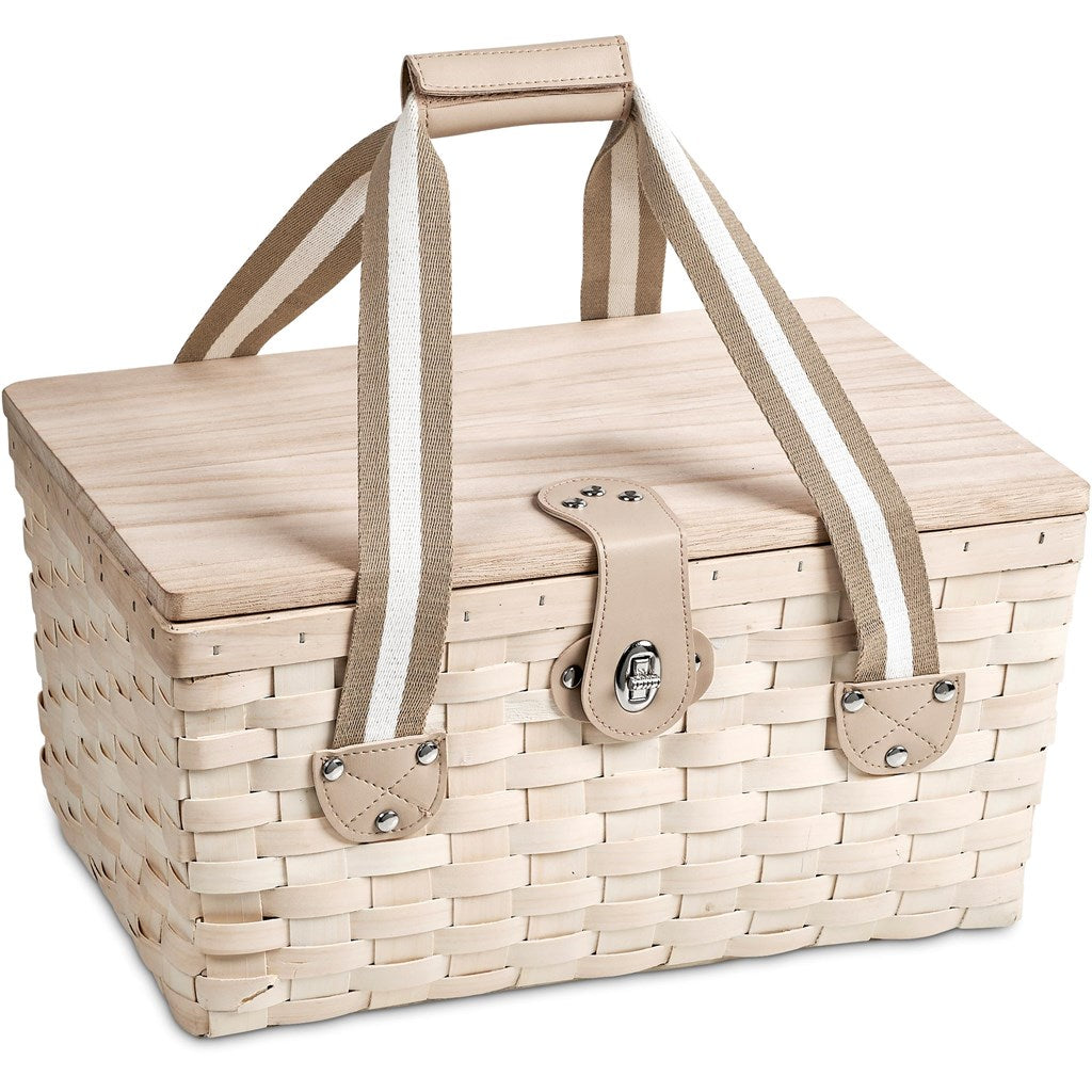 Serendipio Montega 2-Person Picnic Basket Natural