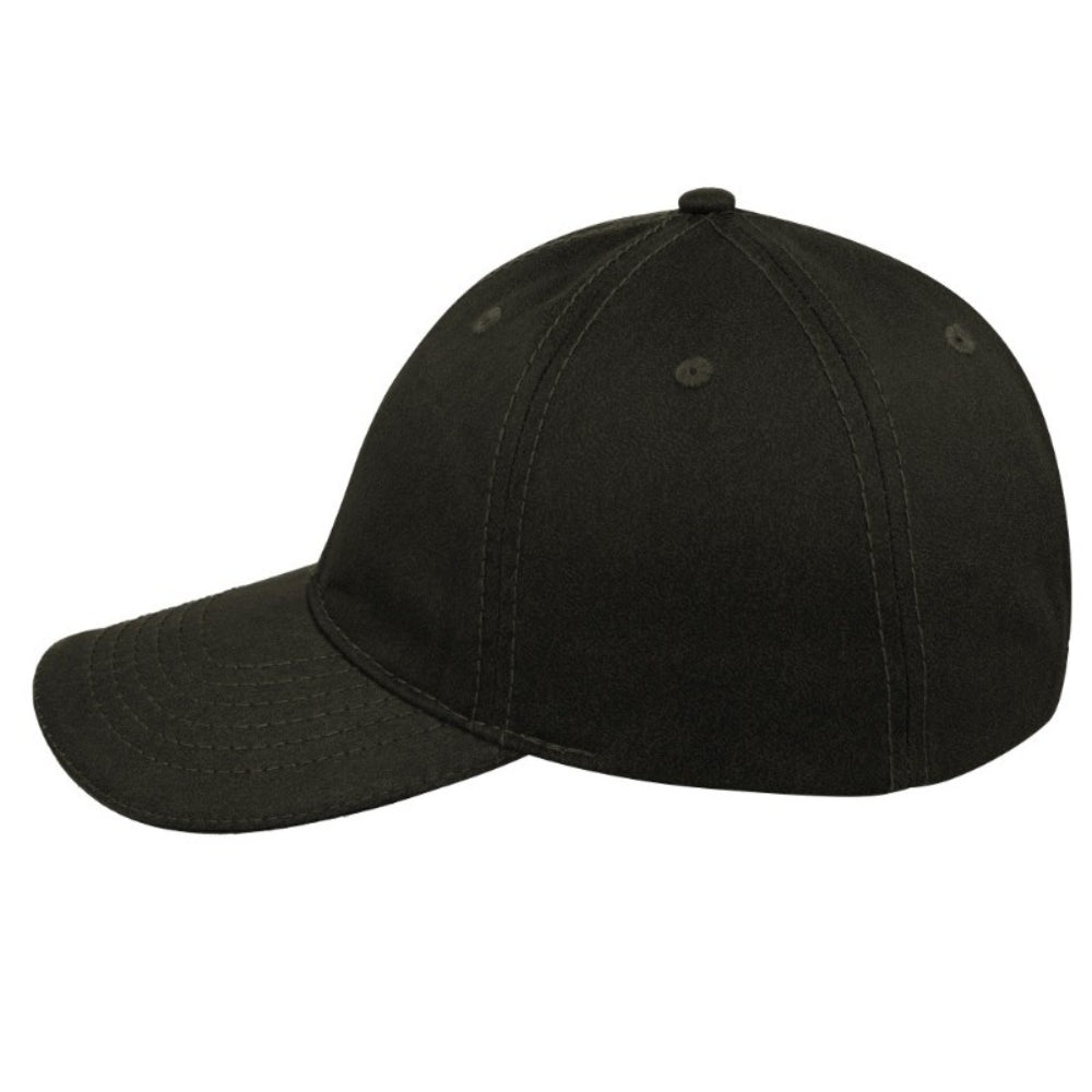 Washed Oil Skin 6P Cap