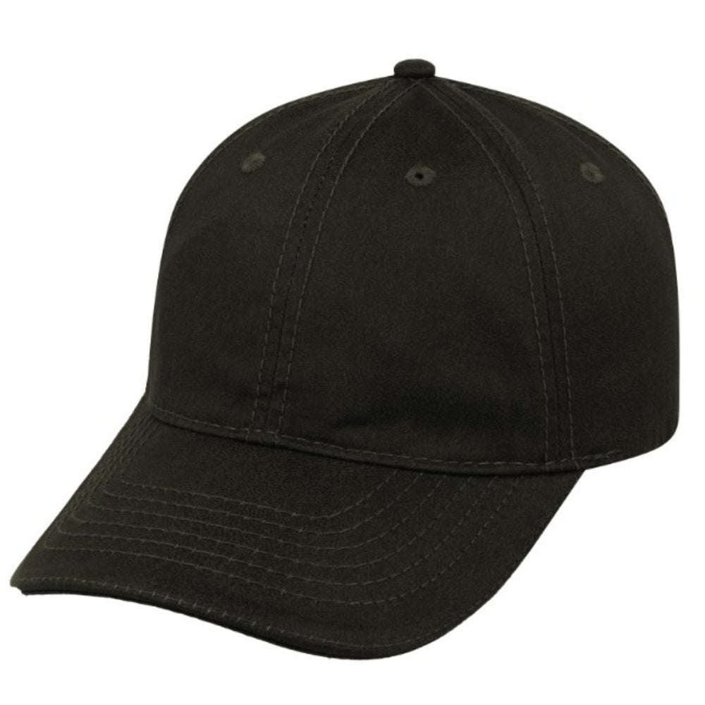 Washed Oil Skin 6P Cap
