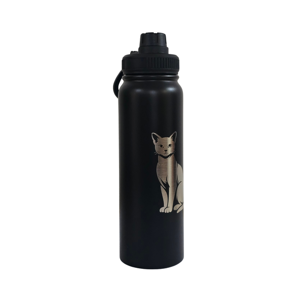 Stainless Steel Water Bottle - 750ml - Russian Blue