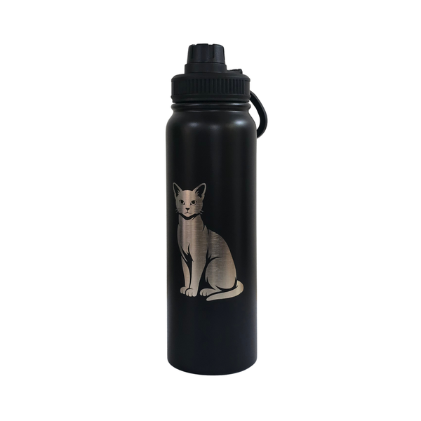 Stainless Steel Water Bottle - 750ml - Russian Blue