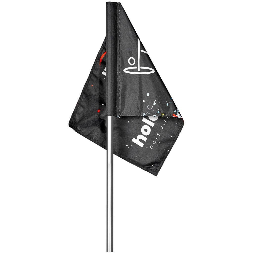 Hoppla Tournament Golf Flag Solid White