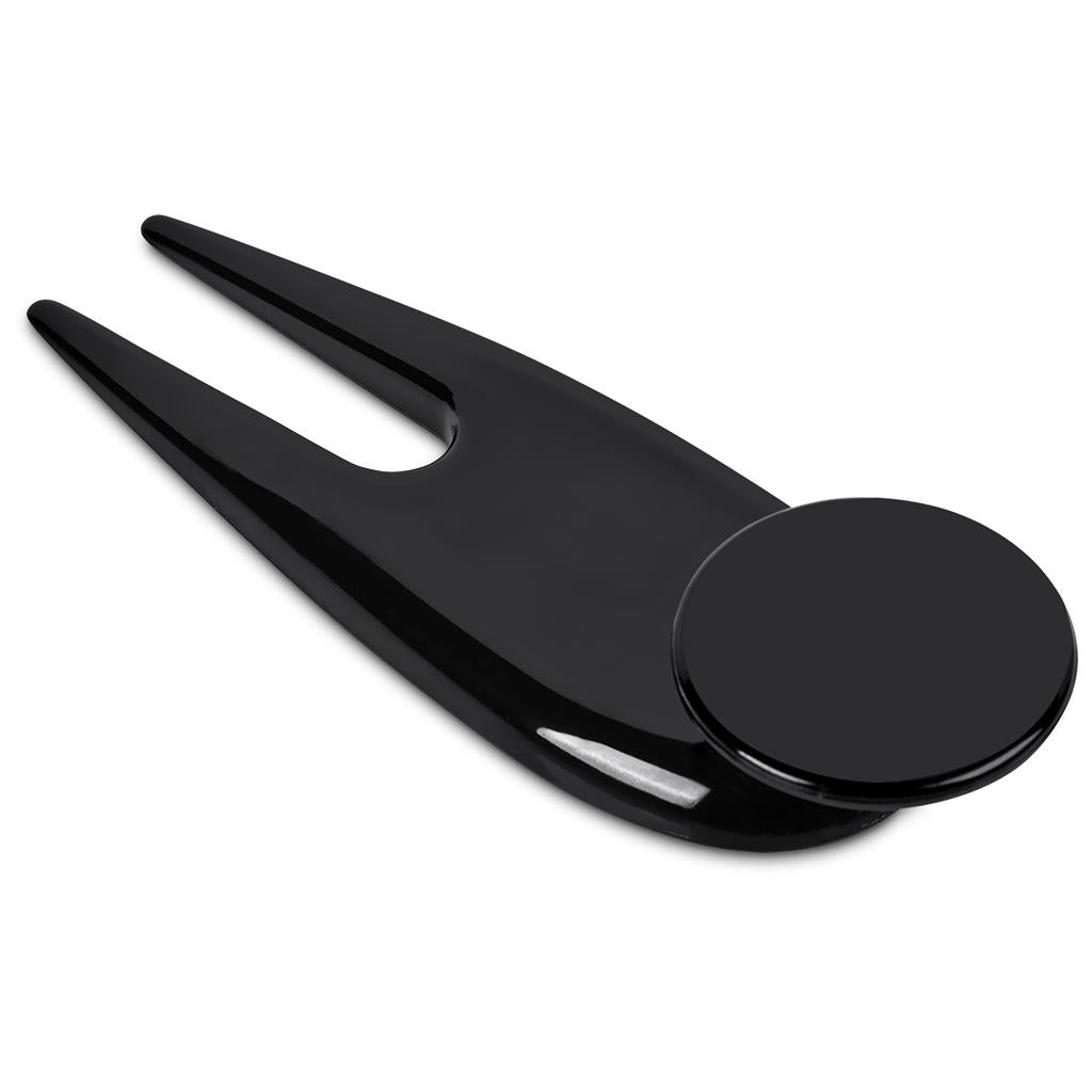 Altitude Turf Divot Tool & Ball Marker Black