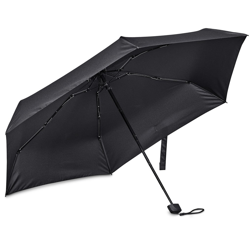 Serendipio Salem Recycled PET Compact Umbrella with EVA Pouch - Black