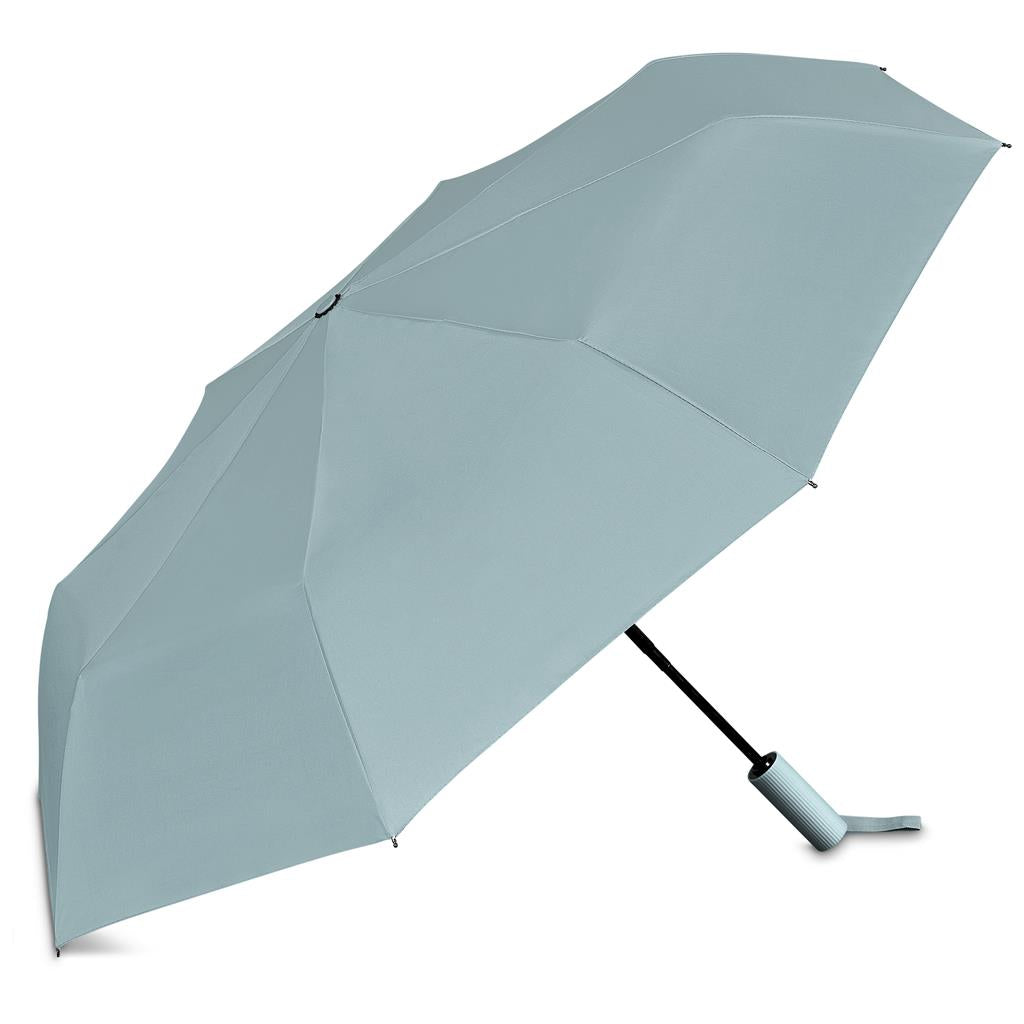 Serendipio Milestone Auto-Open Compact Umbrella - Dusty Teal