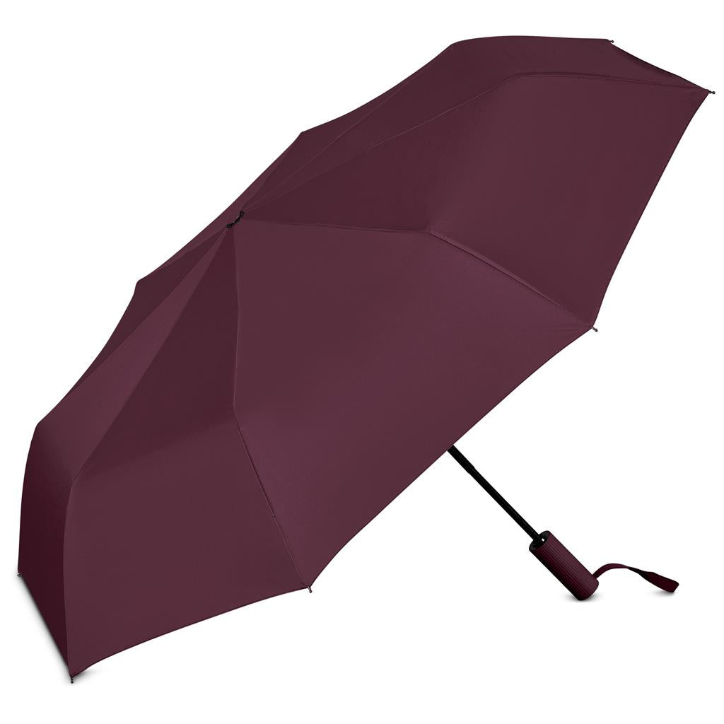 Serendipio Milestone Auto-Open Compact Umbrella - Maroon